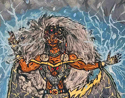 Fan Art Painting- Ororo Munroe/Storm (X-Men/Marvel)
