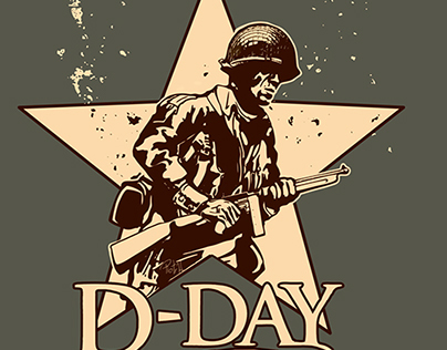 D-Day reenacting t-shirt