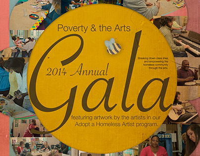 Poverty & The Arts - Gala Poster Original Design