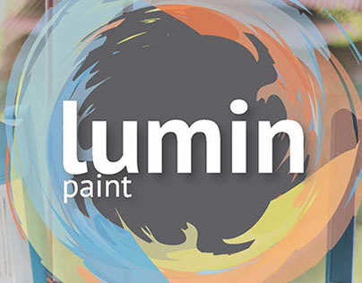 Gate Fold Brochure - Lumin Paint Mock Up