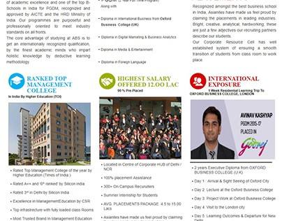 Asian Business School is a management institution Noida