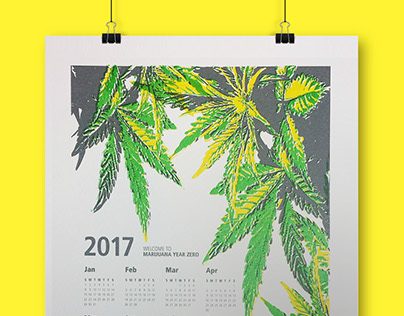 A New Reputation for Marijuana - 2017 Calendar
