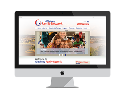 Allegheny Family Network Website Redesign 
