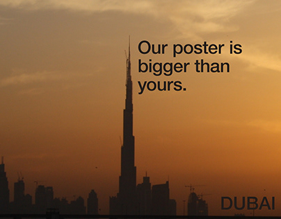 Dubai City Poster (College Project)