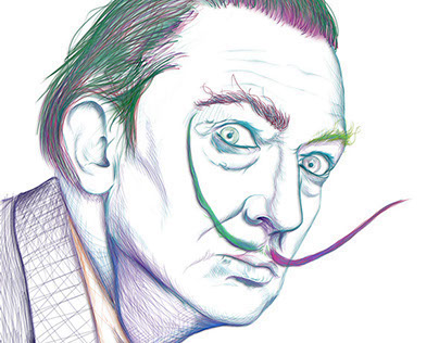 Salvador Dali in Color