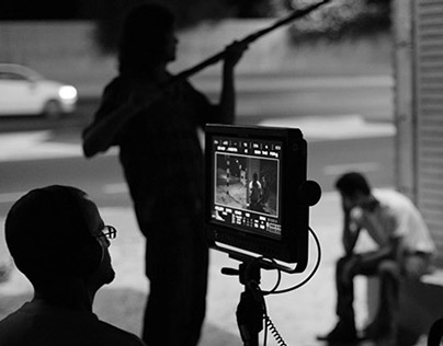 behind the scenes, movie shooting process project