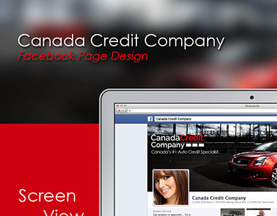 Canada Credit Company Facebook Page Design