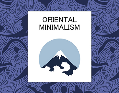 Oriental Minimalism. Pattern design