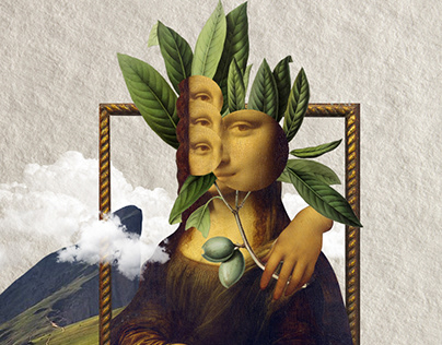 Mona. Digital collage