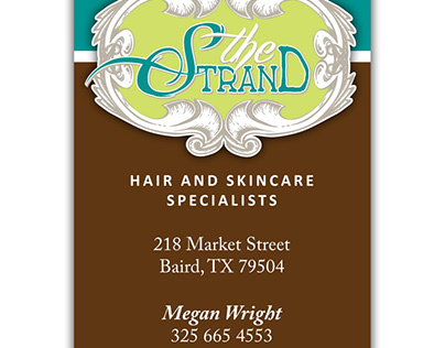 Business Card and Logo Design for Hair Salon