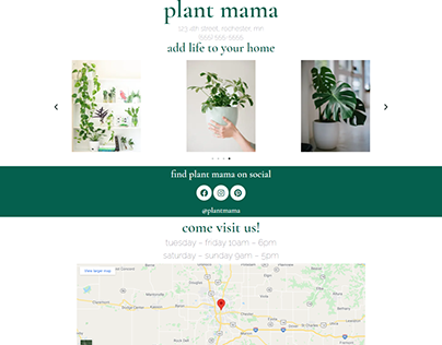 One Page Website Template | Small Business