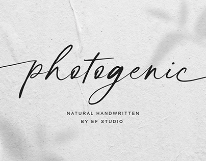 Photogenic | Natural Handwritten