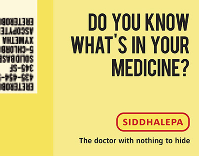 Siddhalepa campaign idea