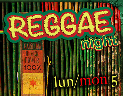 NightClub Flyers /reggae