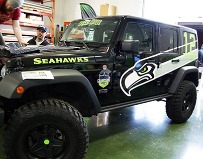 Seahawks Jeep