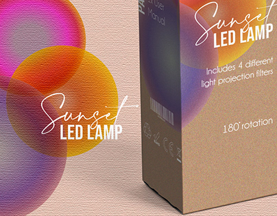 Sunset Lamp: Manual & Packaging Design
