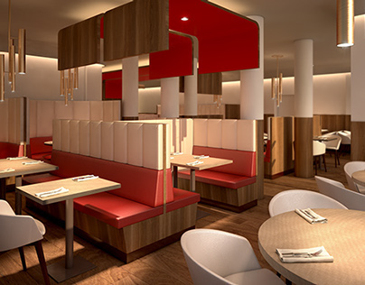 3D Visualization / Vips Restaurants, Madrid
