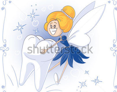 Tooth Fairy Vector Cartoon 