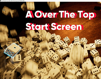 A over the top start screen