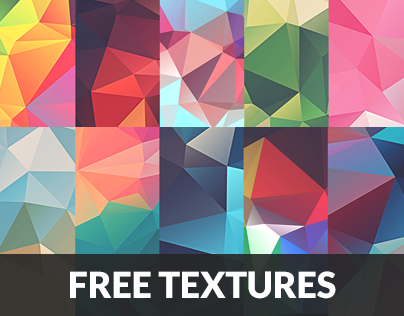 FREE 10 low-poly polygonal textures