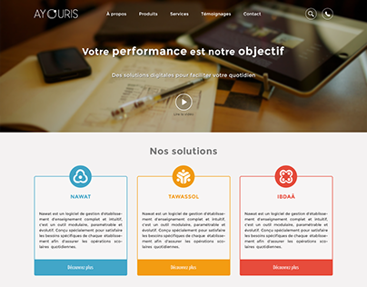 The second conceptionof Ayouris website