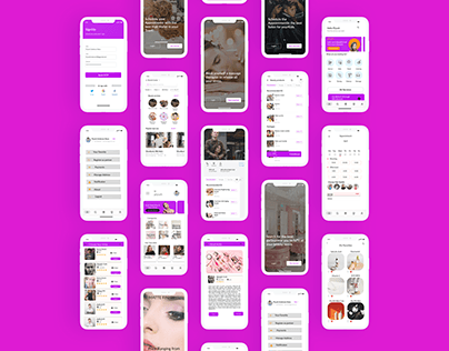 beauty parlour app and website