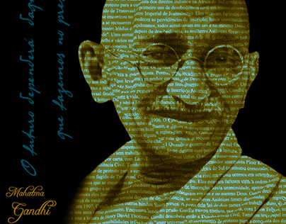 Mahatma Gandhi - Foto de texto