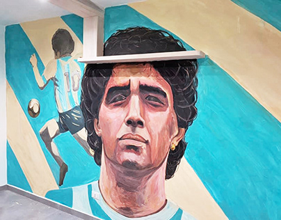 mural maradona