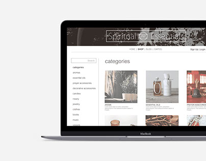 Website Design for Spiritual Essential