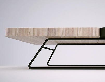 Squared coffee table