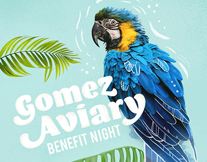 Gomez Aviary - Photoshop Poster Project