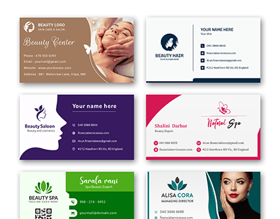 Beauty Saloon Business cards