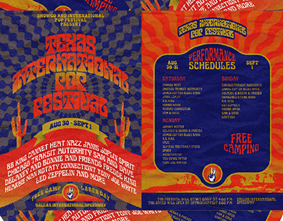 Redesign Poster "Texas International Pop Festival"
