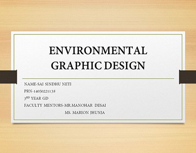 Environmental Graphic Design