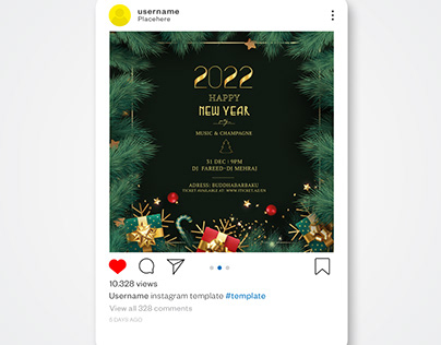 New Year Party Invitation/Party Poster/2022