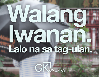 Umbrella Design : Walang Iwanan, lalo na sa tag-ulan.