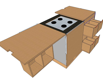 TRANSFORMABLE KITCHEN