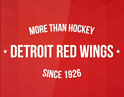 Detroit Red Wings app UI