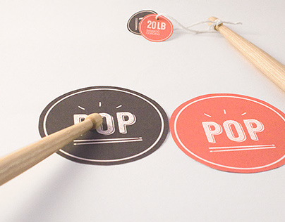 Pop Drumming Sticks, Package Design