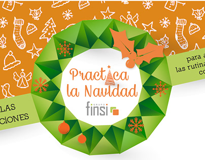 Christmas greeting cards for Grupo Finsi