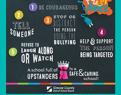 Be an Upstander Bully Prevention Poster