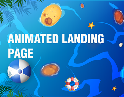 Animated Landing Page - Creative coding