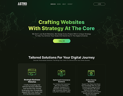 Astro Digital Landing Page