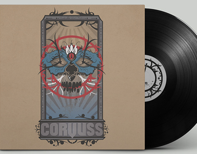 Corvuss album illustration and design. 
