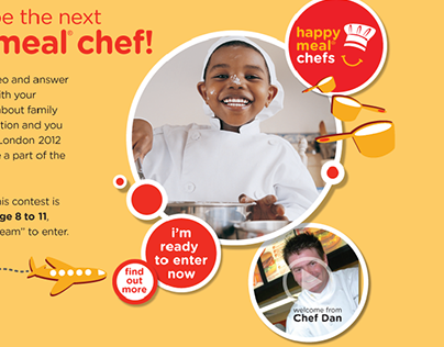 Website for Happy Meal Chef Contest