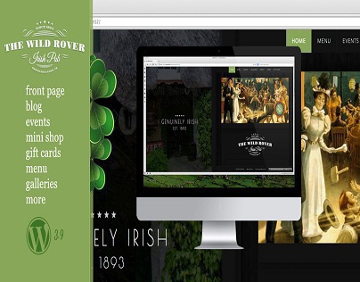 The Wild Rover–WP Theme For Irish Pubs