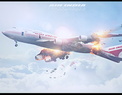 Air India Plane Crash Photo-Manipulation