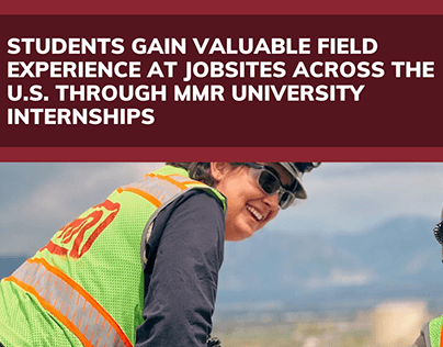 Students Gain Field Experience through MMR Internships