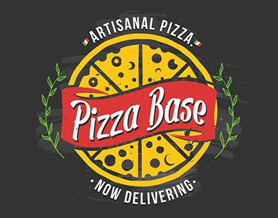Logo / Menu Design Pizza Base by NicholsonDesign