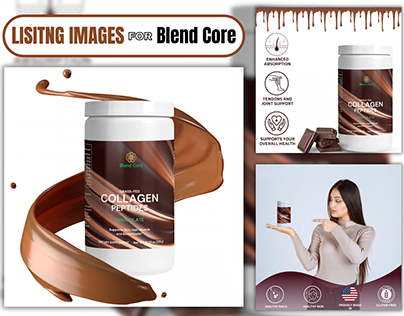 Amazon Listing Images designed for Blend Core.